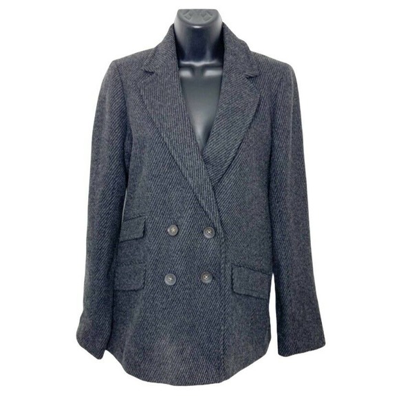 J. Crew Collection Wool Grey Blazer Women’s Size 4 - Picture 5 of 8